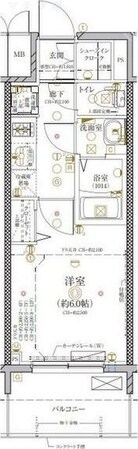 金山駅 徒歩6分 11階の物件間取画像